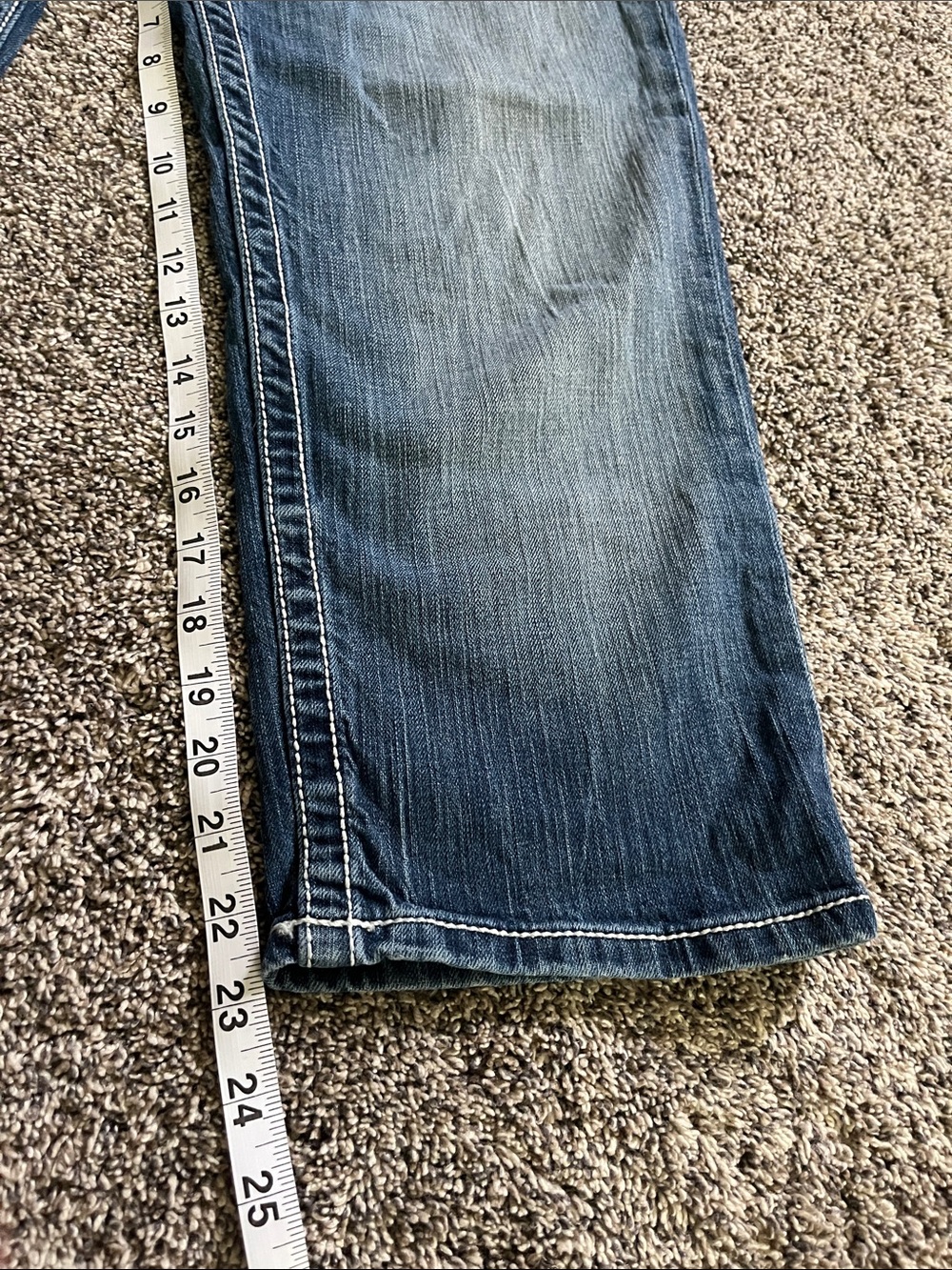 BKE Sabrina Cropped Straight Jeans Capri Denim - Picture 6 of 11